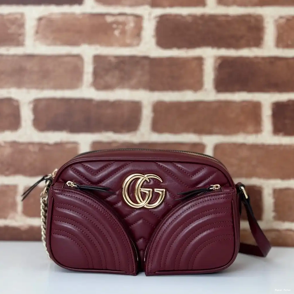 Marmont small bag-24.5*15*9CM GG Gucci shoulder 0616